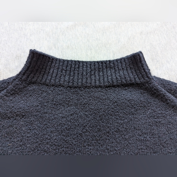 Lululemon Brushed Cotton Merino Blend Mockneck in True Navy - Picture 10 of 16